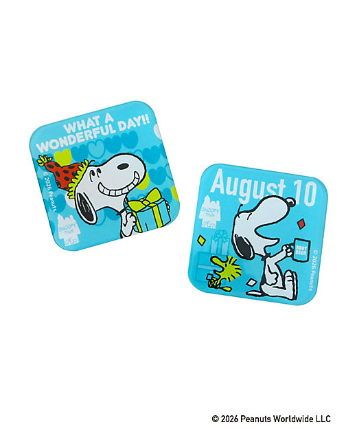 【預訂｜8月】Snoopy in Ginza 銀座展 2026 Snoopy 誕生祭 - 磁鐵貼 磁石 2pcs
