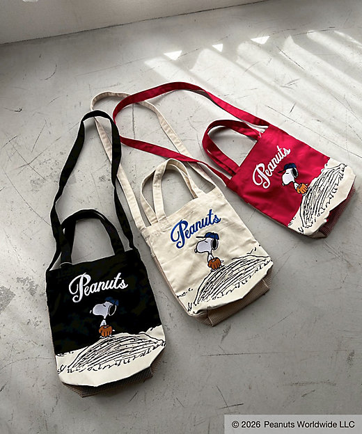 【預訂｜8月】Snoopy in Ginza 銀座展 2026 - Double Name 2-Way Tote Bag