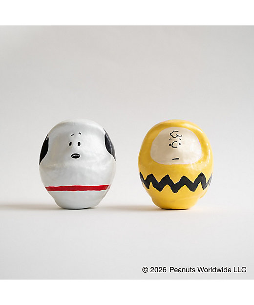 [Pre-order｜August] Snoopy in Ginza Exhibition 2026 - TOKYO LOLLIPOP Snoopy & Charlie Brown HARIKO Limited Edition Daruma Doll