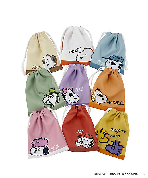 【預訂｜8月】Snoopy in Ginza 銀座展 2026 - PONEYCOMB TOKYO 索繩袋（隨機抽）