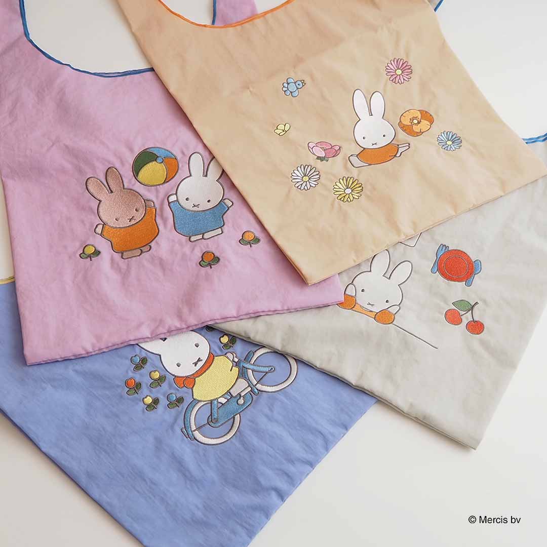 Miffy Embroidered Shopping Bag/Eco Bag