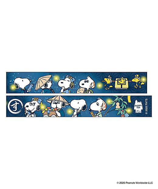 【預訂｜8月】Snoopy in Ginza 銀座展 2026 和風番頭系列 - 明信片 Memo 紙膠帶 Jetstream筆