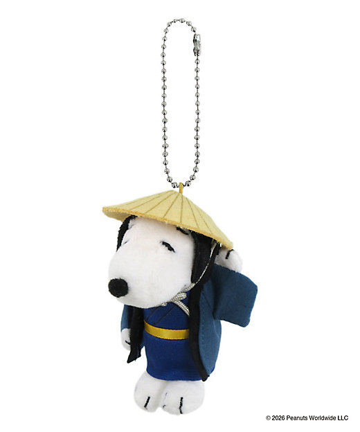 【預訂 | 8月】Snoopy in Ginza 銀座展 2026 和風番頭系列 - Snoopy Belle Olaf 公仔掛飾