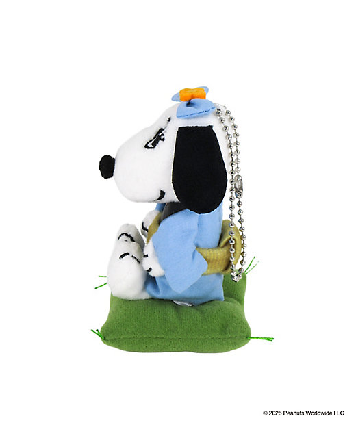 【預訂 | 8月】Snoopy in Ginza 銀座展 2026 和風番頭系列 - Snoopy Belle Olaf 公仔掛飾