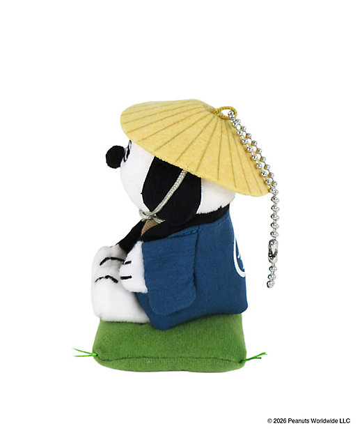 【預訂 | 8月】Snoopy in Ginza 銀座展 2026 和風番頭系列 - Snoopy Belle Olaf 公仔掛飾