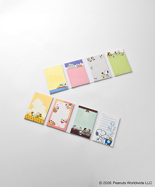 【預訂｜8月】Snoopy in Ginza 銀座展 2026 DEAR BUDDY 系列 - 便條紙 Memo Book