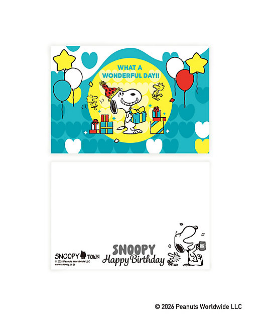 【Pre-order｜Aug】Snoopy in Ginza 2026 Snoopy Birthday - Postcards (2pcs)