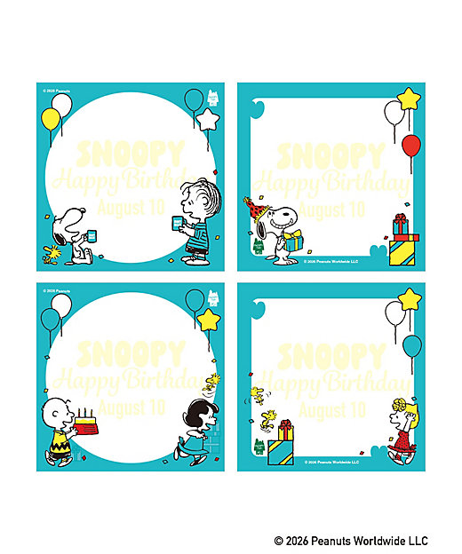 【Pre-order｜Aug】Snoopy in Ginza 2026 Snoopy Birthday - Memo Block