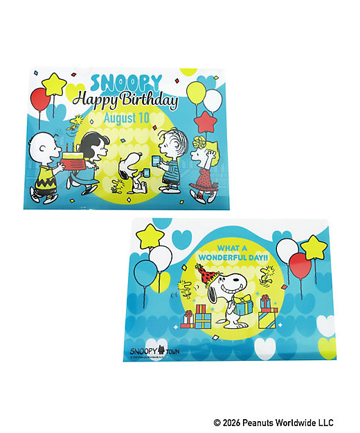 【預訂｜8月】Snoopy in Ginza 銀座展 2026 Snoopy 誕生祭 - A5+A4 File Set 