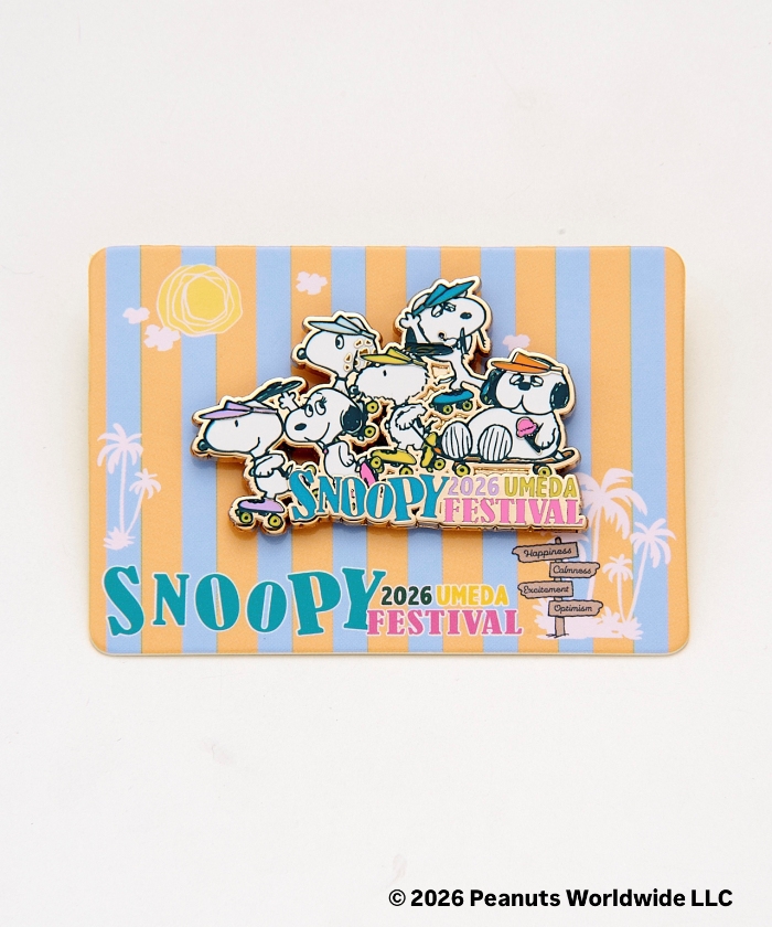 Umeda Snoopy Fest. 2026 Limited Edition - Metal Pin Badge