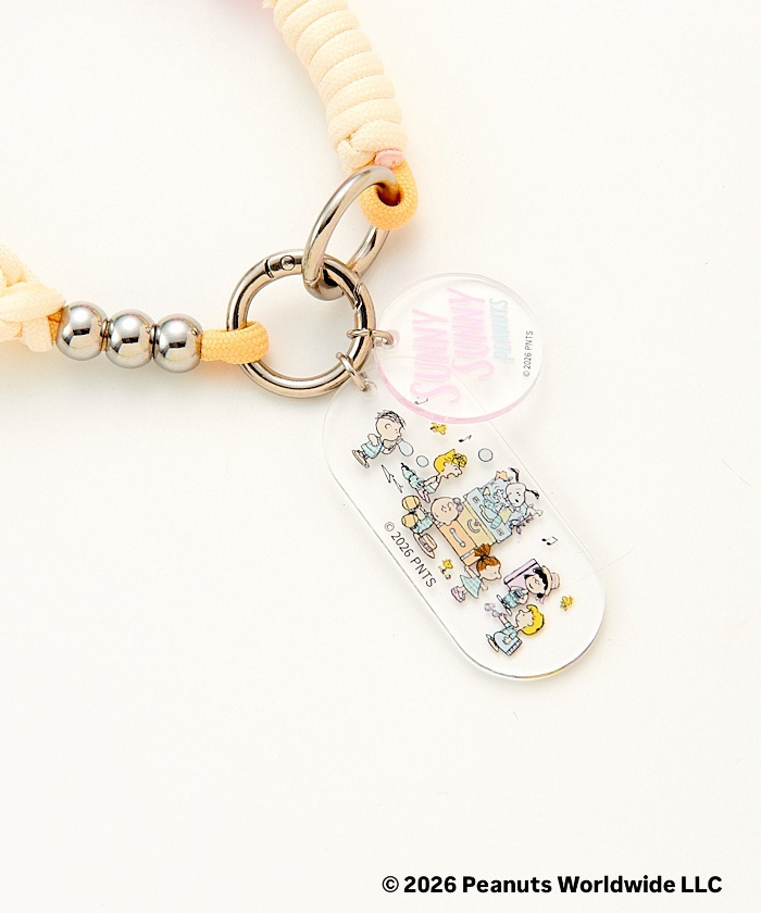 Umeda Snoopy Fest. 2026 Limited Edition- macaroni edge x Snoopy Phone Strap (Short)