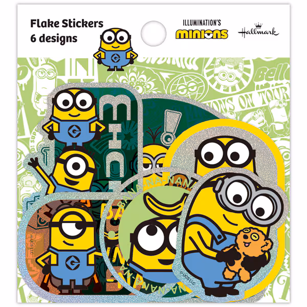 【訂貨】Minions 雷射貼紙套裝 6枚 