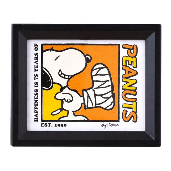 Peanuts 75週年 迷你畫框扭蛋磁石 磁鐵貼（隨機抽）