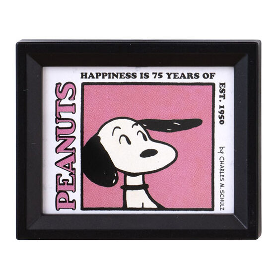 Peanuts 75週年 迷你畫框扭蛋磁石 磁鐵貼（隨機抽）