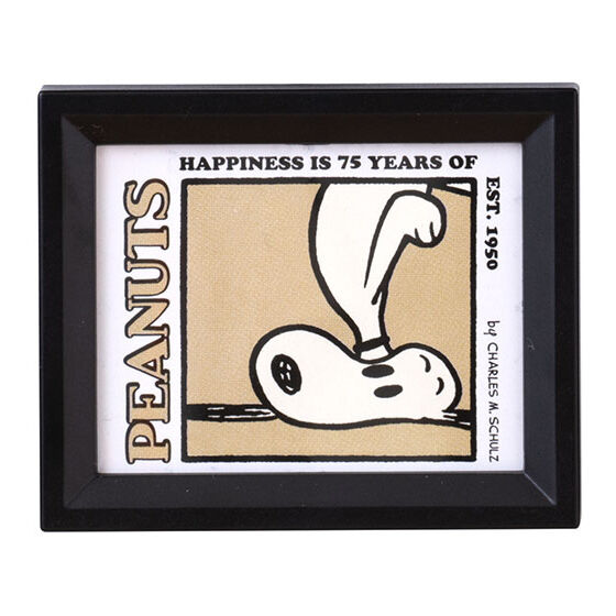Peanuts 75週年 迷你畫框磁石 磁鐵貼 扭蛋（隨機抽）