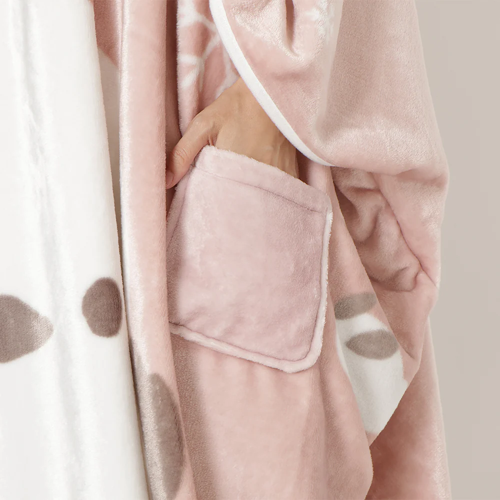 【訂貨】可愛動物可穿式毛毯 - 長尾山雀 / 史納莎