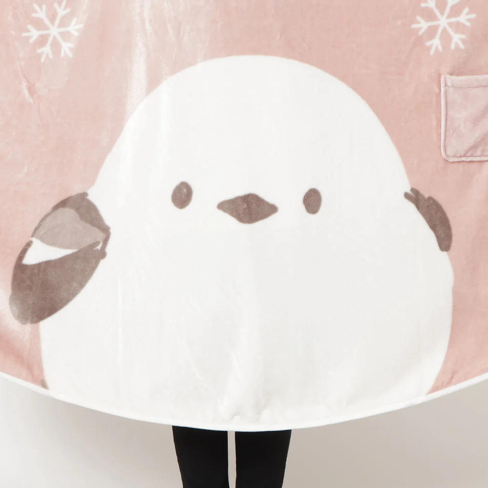 【訂貨】可愛動物可穿式毛毯 - 長尾山雀 / 史納莎