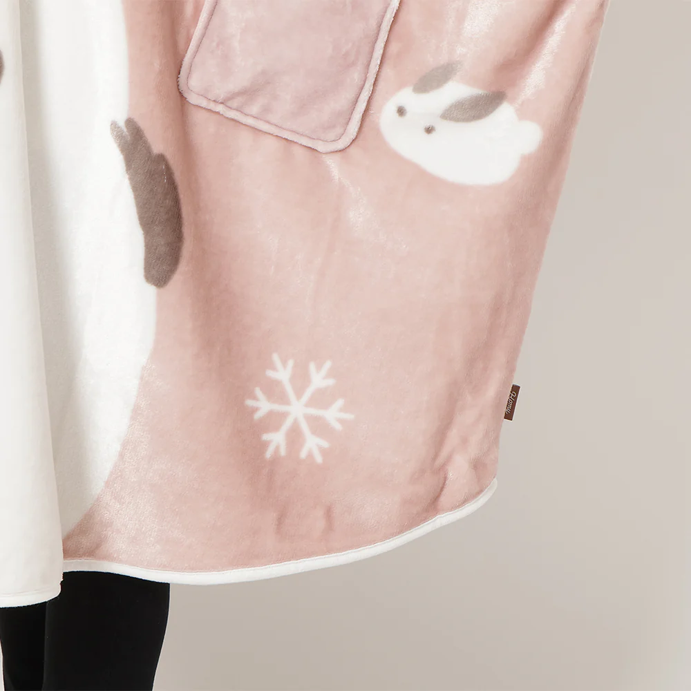 【訂貨】可愛動物可穿式毛毯 - 長尾山雀 / 史納莎