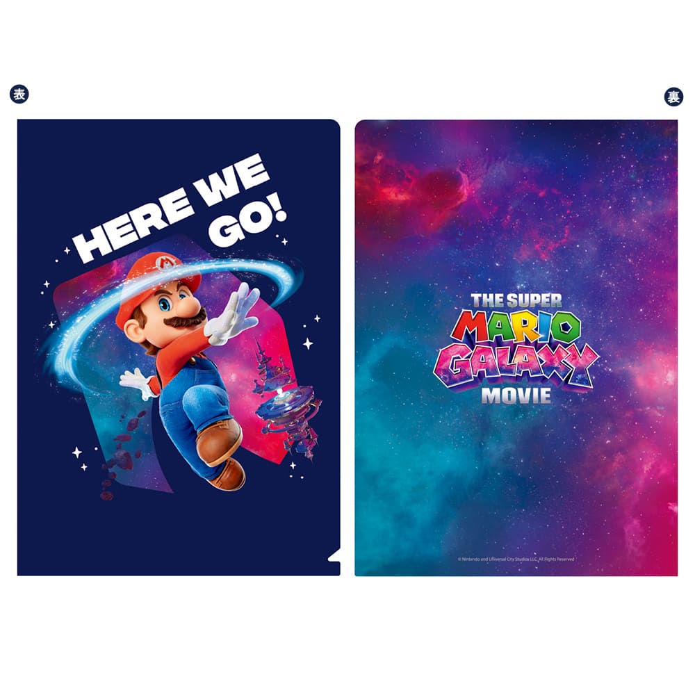 【訂貨】The Super Mario Galaxy Movie 劇場限定商品 - Mini Clear File Set 8pcs