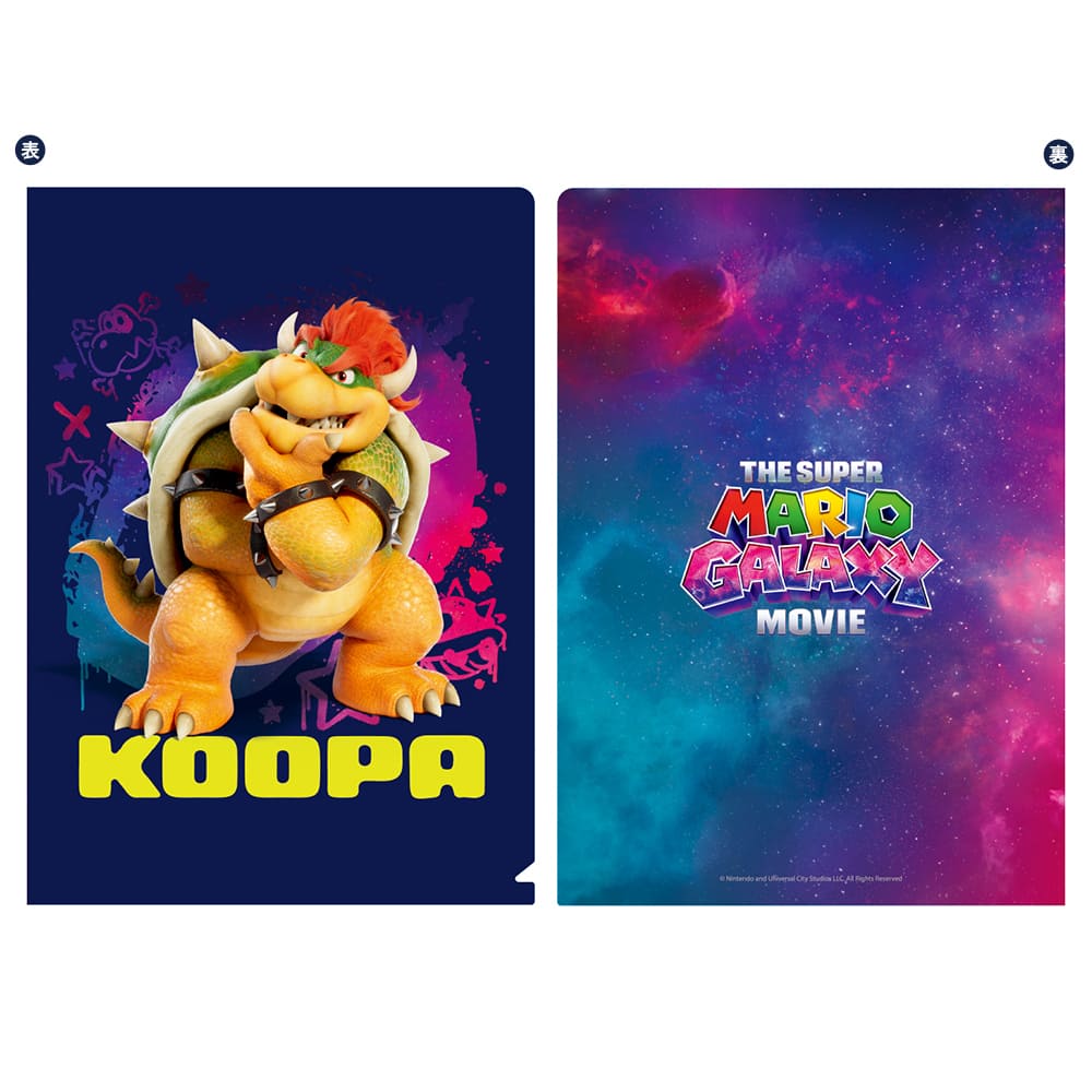 【訂貨】The Super Mario Galaxy Movie 劇場限定商品 - Mini Clear File Set 8pcs