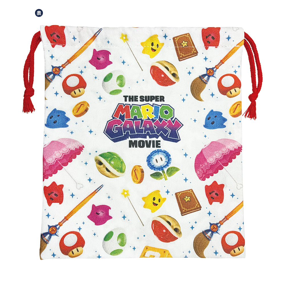 【訂貨】The Super Mario Galaxy Movie 劇場限定商品 - 索繩袋