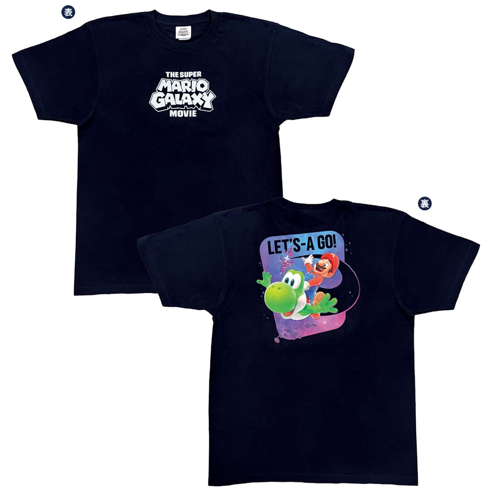 【訂貨】The Super Mario Galaxy Movie 劇場限定商品 - Mario & Yoshi LET'S-A GO Tshirt