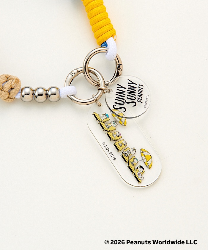 Umeda Snoopy Fest. 2026 Limited Edition- macaroni edge x Snoopy Phone Strap (Short)