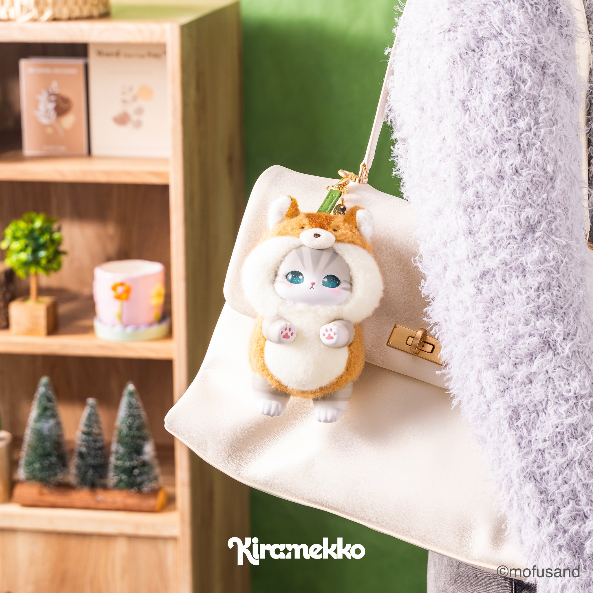 Pre-order】Mofusand Kiramekko Nordic Kittens Mascot Keychain Blind Box