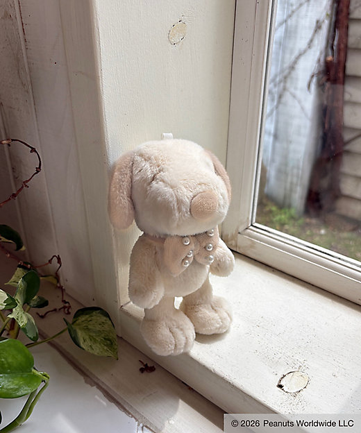 【預訂｜8月】Snoopy in Ginza 銀座展 2026 - MIIA Snoopy Ribbon Charm Pouch 掛飾公仔