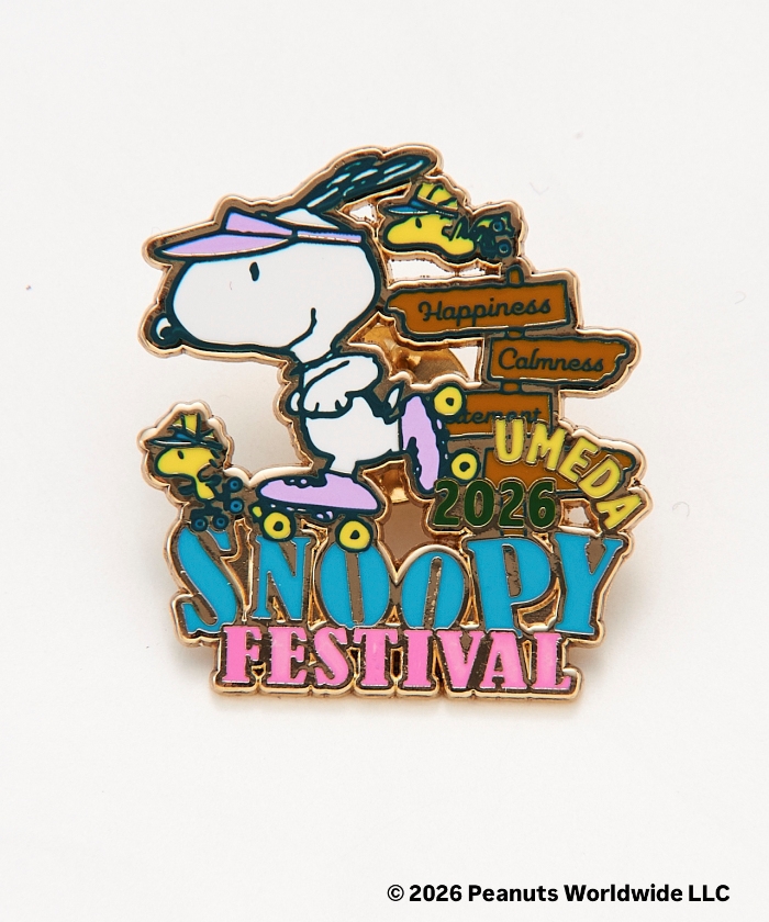 Umeda Snoopy Fest. 2026 Limited Edition - Metal Pin Badge