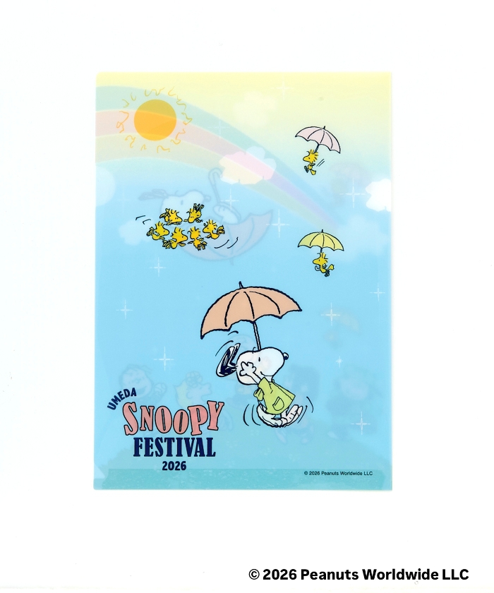 【預訂｜9月】Umeda Snoopy Fest. 2026 阪急展限定 - A4 File