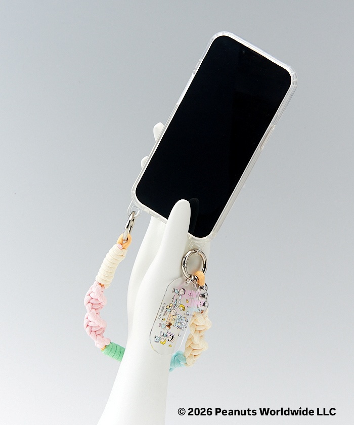 Umeda Snoopy Fest. 2026 Limited Edition- macaroni edge x Snoopy Phone Strap (Short)