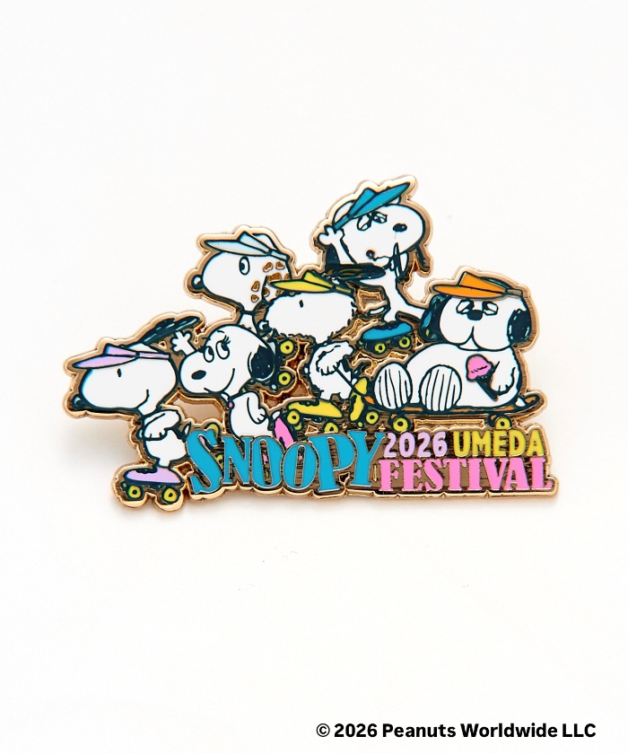 Umeda Snoopy Fest. 2026 Limited Edition - Metal Pin Badge