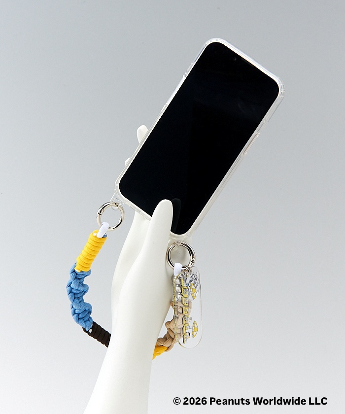 Umeda Snoopy Fest. 2026 Limited Edition- macaroni edge x Snoopy Phone Strap (Short)