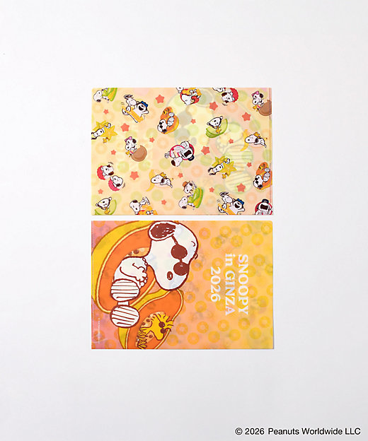 【預訂｜8月】Snoopy in Ginza 銀座展 2026 - A4 Clear File