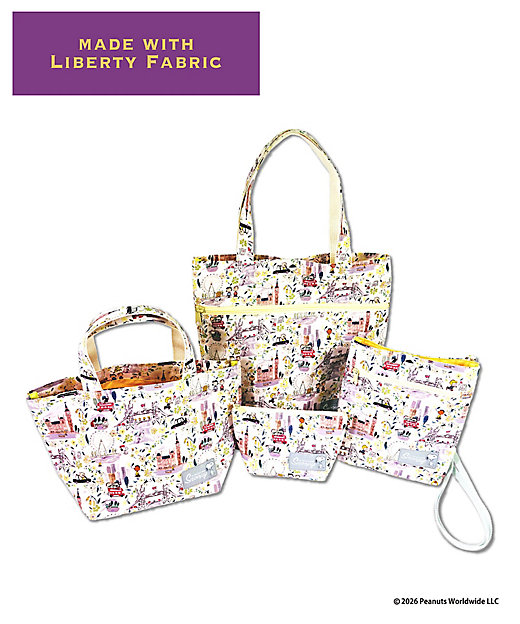 【預訂｜8月】Snoopy in Ginza 銀座展 2026 - Snoopy x Liberty Fabrics LONDON 斜揹袋 單肩包