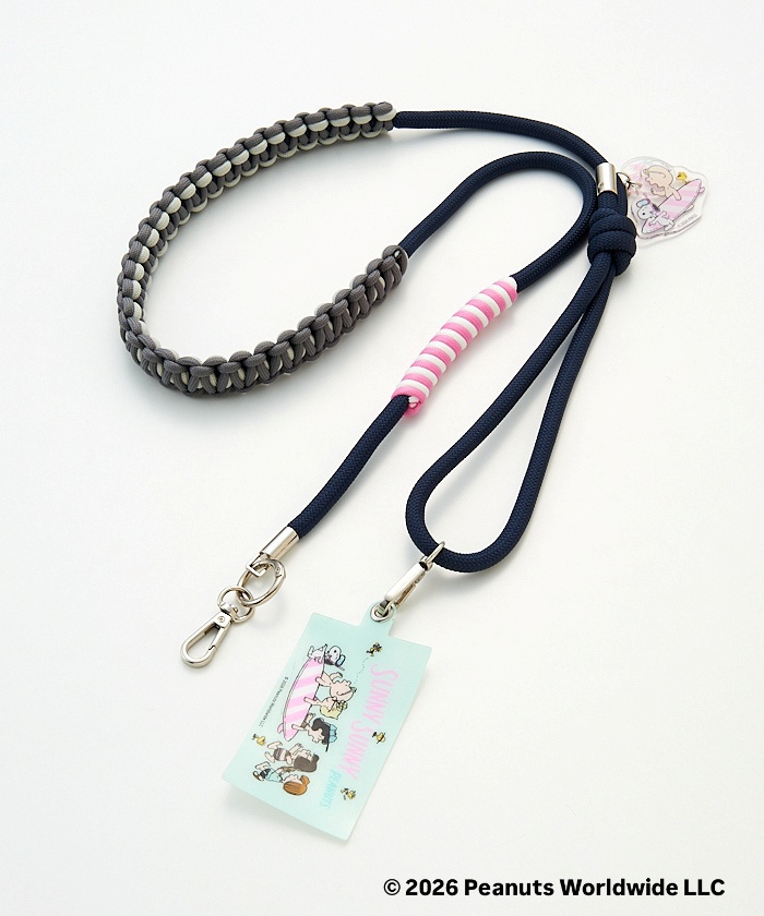 【預訂｜9月】Umeda Snoopy Fest. 2026 阪急展限定 -  macaroni edge x Snoopy 手機掛繩連貼片