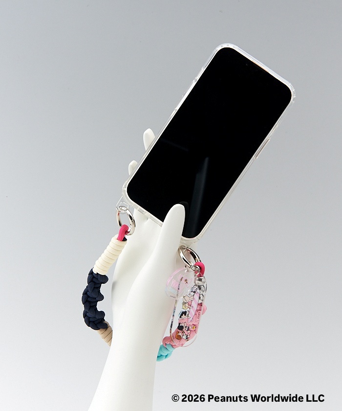 Umeda Snoopy Fest. 2026 Limited Edition- macaroni edge x Snoopy Phone Strap (Short)