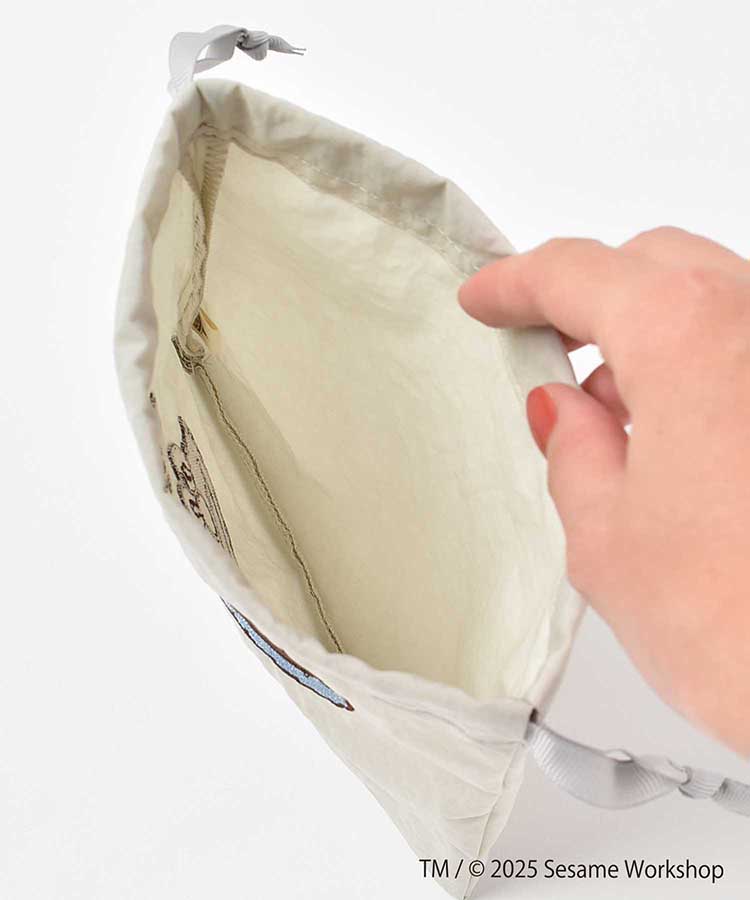 【訂貨】芝麻街 SESAME STREET EMBROIDERY 刺繡索繩袋