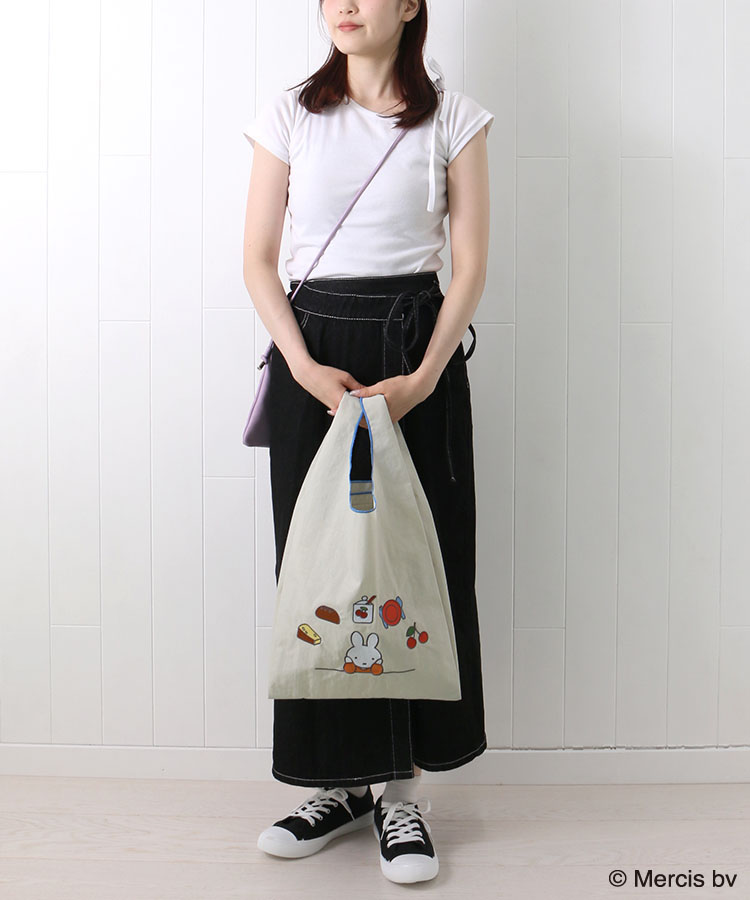 【訂貨】Miffy BRUNA MOTIF EMBROIDERY 米菲兔 刺繡圖案 購物袋 環保袋