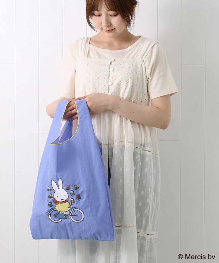 【訂貨】Miffy BRUNA MOTIF EMBROIDERY 米菲兔 刺繡圖案 購物袋 環保袋