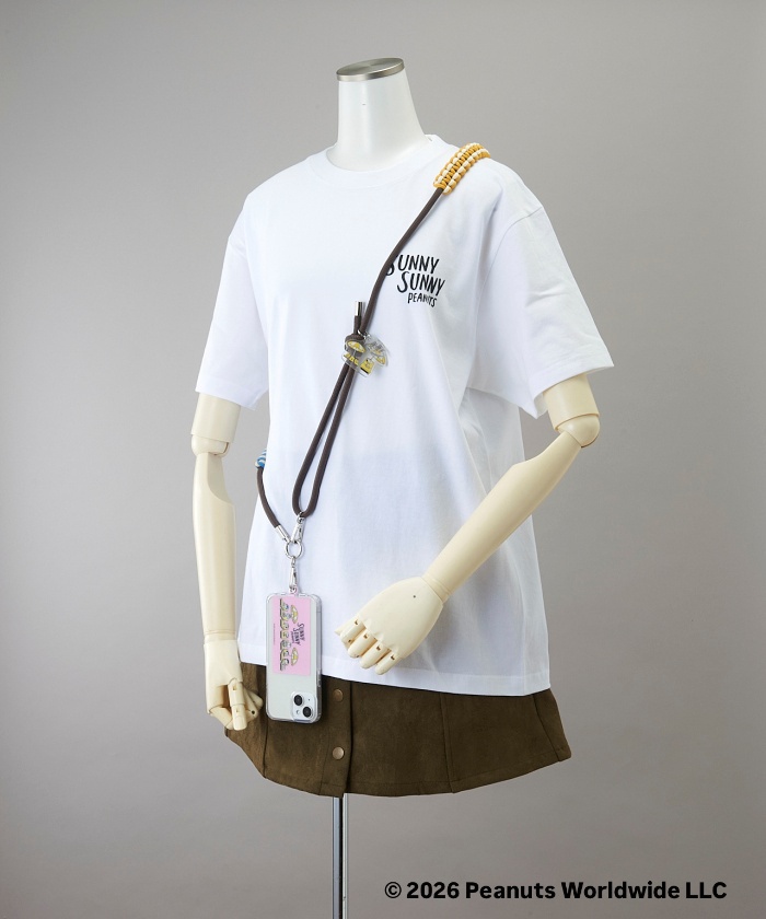 【預訂｜9月】Umeda Snoopy Fest. 2026 阪急展限定 -  macaroni edge x Snoopy 手機掛繩連貼片