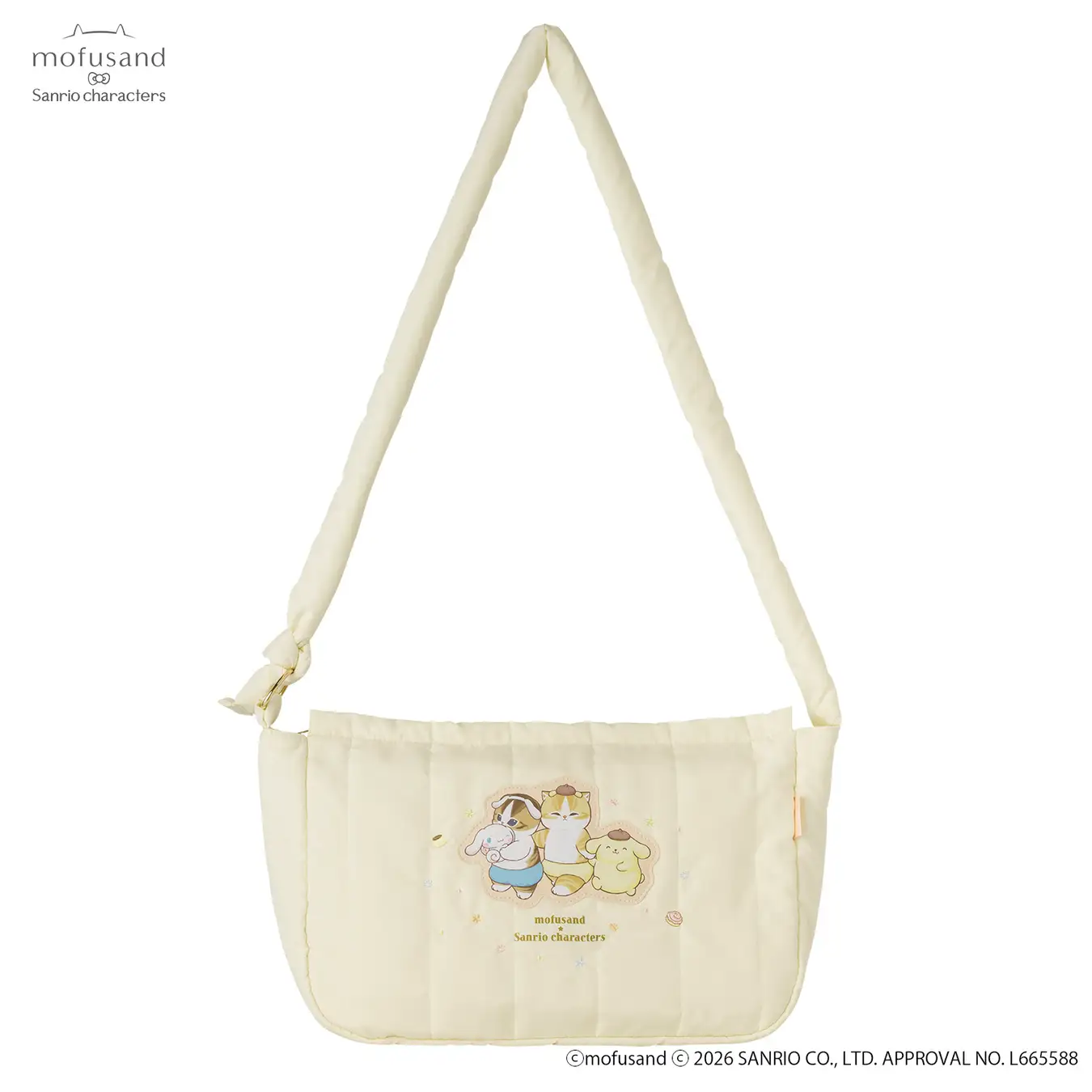 【預訂|5月】Mofusand x Sanrio 聯乘系列 第三彈 - 單肩包 斜揹袋