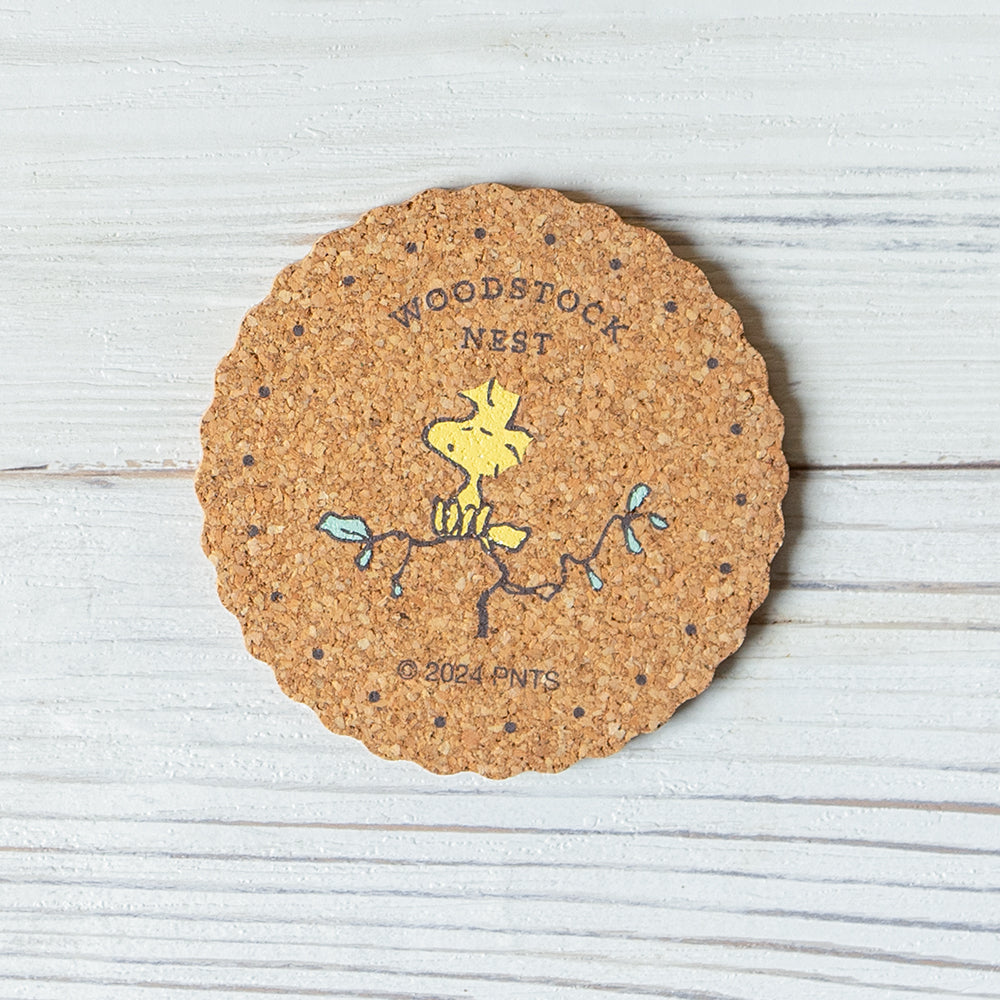 Woodstock Nest 水松杯墊 (餅乾型)