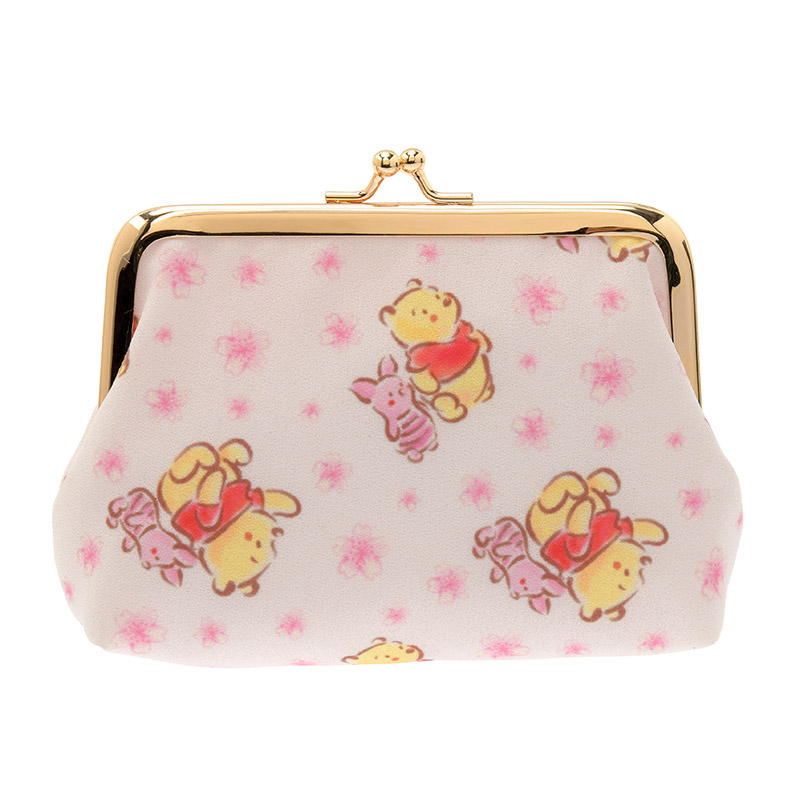【現貨】Disney Winnie the Pooh 小熊維尼櫻花系列 - 口金化妝包 化妝袋