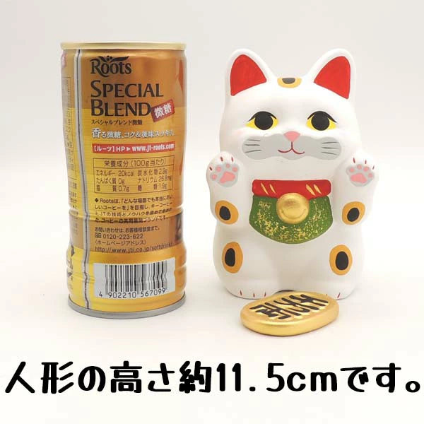 【訂貨】日本龍虎堂招財貓 面貼玻璃擺設 （兩色可選）