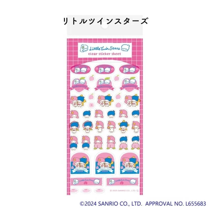 古川紙工 Sanrio Fruit Market 文具系列 - 貼紙 Clear Sticker Sheet