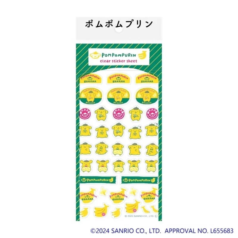 古川紙工 Sanrio Fruit Market 文具系列 - 貼紙 Clear Sticker Sheet