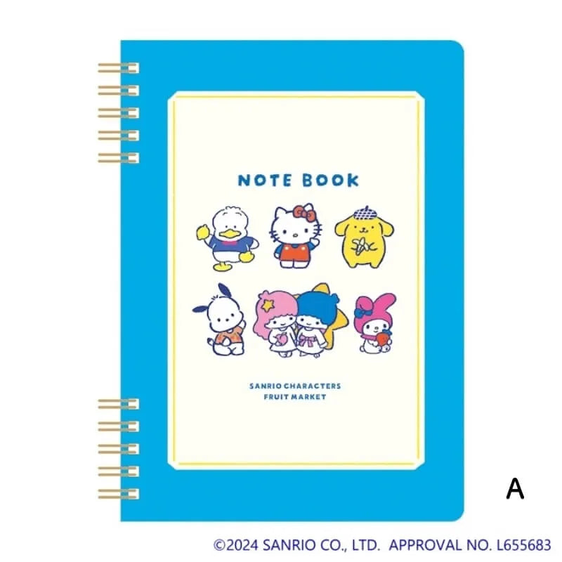 古川紙工 Sanrio Fruit Market 文具系列 - B6 Notebook
