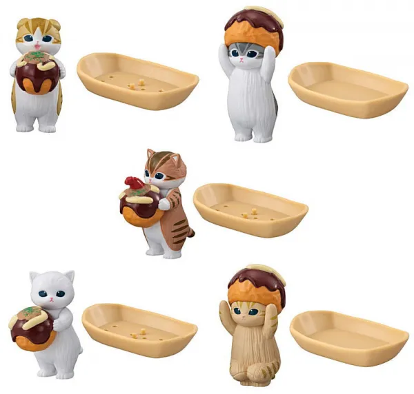 【訂貨】Mofusand 章魚燒 扭蛋 小擺設（隨機抽)